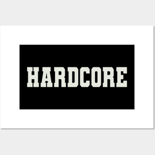 Hardcore Word Posters and Art